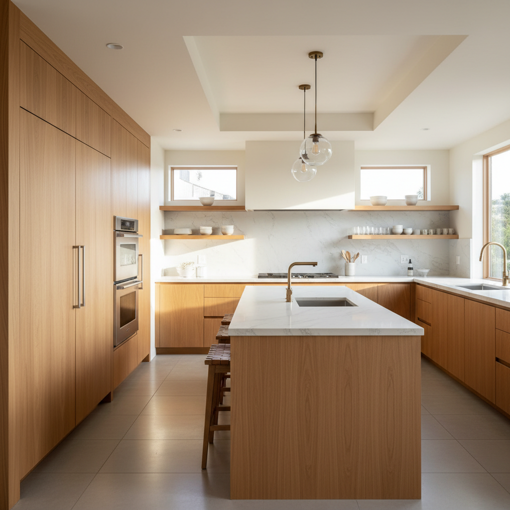 Upscale kitchen with Viking appliances